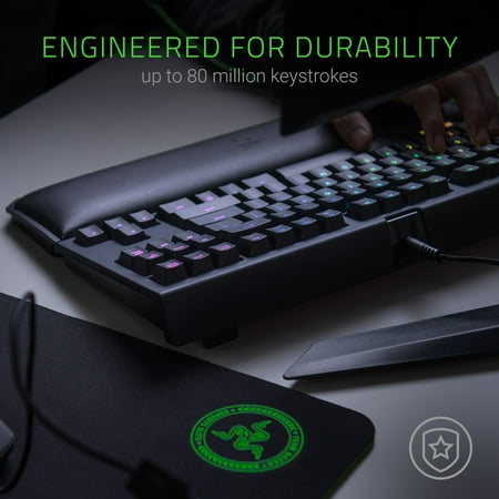 Razer - BlackWidow Chroma V2 Tournament Edition TKL Wired Mechanical Green Switch Gaming Keyboard with RGB Chroma Backlighting - Black