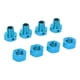 thumbnail image 3 of RC Wheel Hex Driver,  Fastening Function Deformation Prevention Metal 17mm Wheel Hex Coupler Reasonable Design  For 1/10 RC Car ANGGREK Azul, 3 of 8
