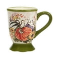 thumbnail image 3 of Certified International Set of 4 Pumpkin, Gourd, and Flower Fall Harvest Footed Mugs 5.75", 3 of 4