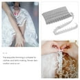 thumbnail image 5 of COMPUKAS Clothes Sewing Trim Polyester 1 Set for Women in Silver Garment Decor for Home Decoration, 5 of 8