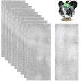 thumbnail image 1 of 10pcs Custom Fursuit Eye Mesh 11.8x4.9inch White Pvc Printable Net 0.26mm Thick Waterproof Printable Mesh For Furries Cosplay Props Fursuits Craft Mak, 1 of 5