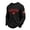 Black, variant on Mens Crew Neck Long Sleeve Sweatshirt With Canada Maple Leaf Embroidery Soft Casual Patriotic Streetwear Loose Fit Pullover