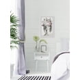 thumbnail image 4 of Marmont Hill Smokey Flower Crown Framed Wall Art, 8.00" x 1.50", 4 of 6
