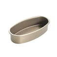 thumbnail image 1 of Oval Cheesecake Pan, Easy Cleaning Curling Design Professional Oval Shape Cheese Baking Tray  For Baking Tool Gold,Black, 1 of 1