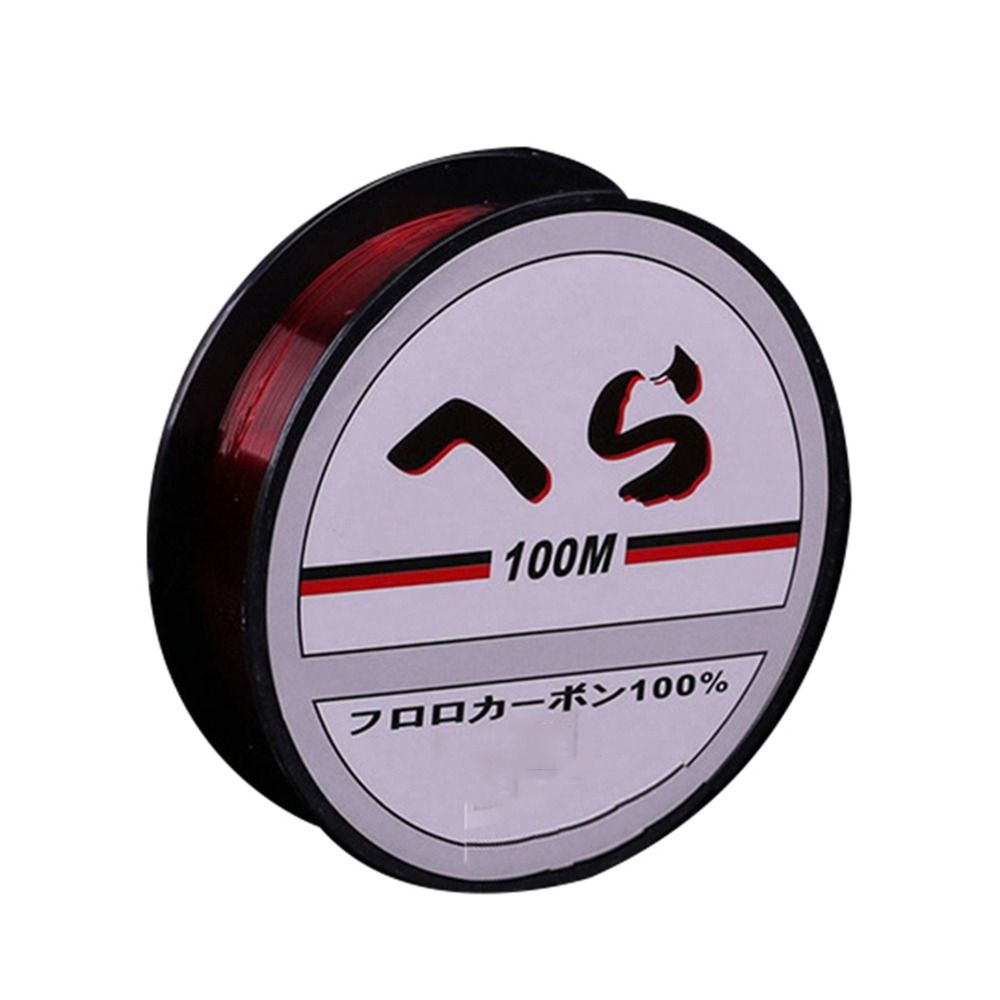 100M New Fishing Tackle Super Strong 100M Fishing Line Monofilament Fishing Line Fly Fishing Line Fishing Accessories RED 100M