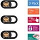 thumbnail image 2 of Paquete de 3 fundas para cámara web ultradelgadas: la funda para cámara web se adapta a portátiles, tabletas, ordenadores, teléfonos inteligentes Sincero Hogar, 2 of 7