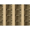 thumbnail image 1 of Ahgly Company Machine Washable Indoor Rectangle Transitional Metallic Gold Area Rugs, 3' x 5', 1 of 7