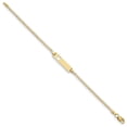 thumbnail image 2 of 14K Yellow Gold Baby ID Curb Bracelet, 2 of 3