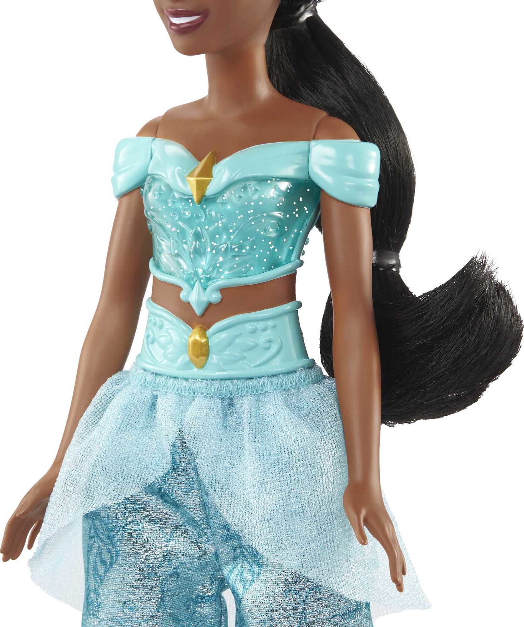 Disney Princess Jasmine 11 inch Fashion Doll with Black Hair, Brown Eyes & Tiara Accessory  (图4) Disney Princess Jasmine 11 inch Fashion Doll with Black Hair, Brown Eyes & Tiara Accessory  (图4)