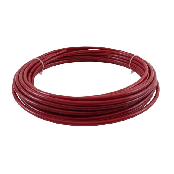 5/8" OD x 50' Red SAE J844 Nylon Air Brake Tubing DOT Approved | Pneumatic Nylon Air Line Hose for Air Brake System