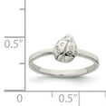 thumbnail image 3 of 925 Sterling Silver Rhodium-plated Child's Polished Ladybug Ring, 3 of 3