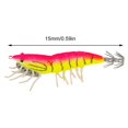 thumbnail image 2 of 5uds. Señuelo de pesca Calamar Fluorescente 3.5# Cebo luminoso Aparejo nocturno (Estilo A), 2 of 2