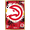 Gold Framed Version, variant on NBA Atlanta Hawks - Maximalist Logo 23 Wall Poster, 22.375" x 34"