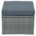 thumbnail image 6 of Glavbiku 6Pcs Outdoor Patio Sofa Set,Daybed Sunbed with Retractable Canopy,Wicker Furniture,Gray, 6 of 14