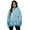 Snowflake Blue, variant on COEQINE Oversized Women's Hoodies Sweatshirts Pullover Long Sleeves Loose Comfy Fit Cozy Hummingbird and Sunflower Fashion Y2K Hooded Sweatshirt Women Lightweight Casual, S