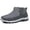 Grey, variant on Daznico Winter Boots for Women, on Winter Boots Insulated Cold Weather Comfortable Outdoor Hiking Booties for Everyday Casual Wear,Shoes for Winter,Size:11.5-12