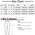 thumbnail image 3 of Women's High Waist Stretch Straight Wide Leg Blue Jeans Distressed Comfort Classic Denim Pants Trousers with Pockets, 3 of 7