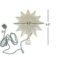 thumbnail image 5 of Kurt S Adler Gold Capiz Star Christmas Tree Topper with 10 Lights, 906", 5 of 7