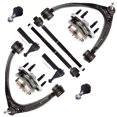 thumbnail image 2 of CCIYU Front Driver Passenger Side Control Arm And Ball Joint Wheel Hub Tie Rod Ends for 07-14 for Cadillac Escalade ESV EXT for Chevy Avalanche Suburban 1500 Tahoe Sierra 1500 10pcs Suspension Kit, 2 of 6