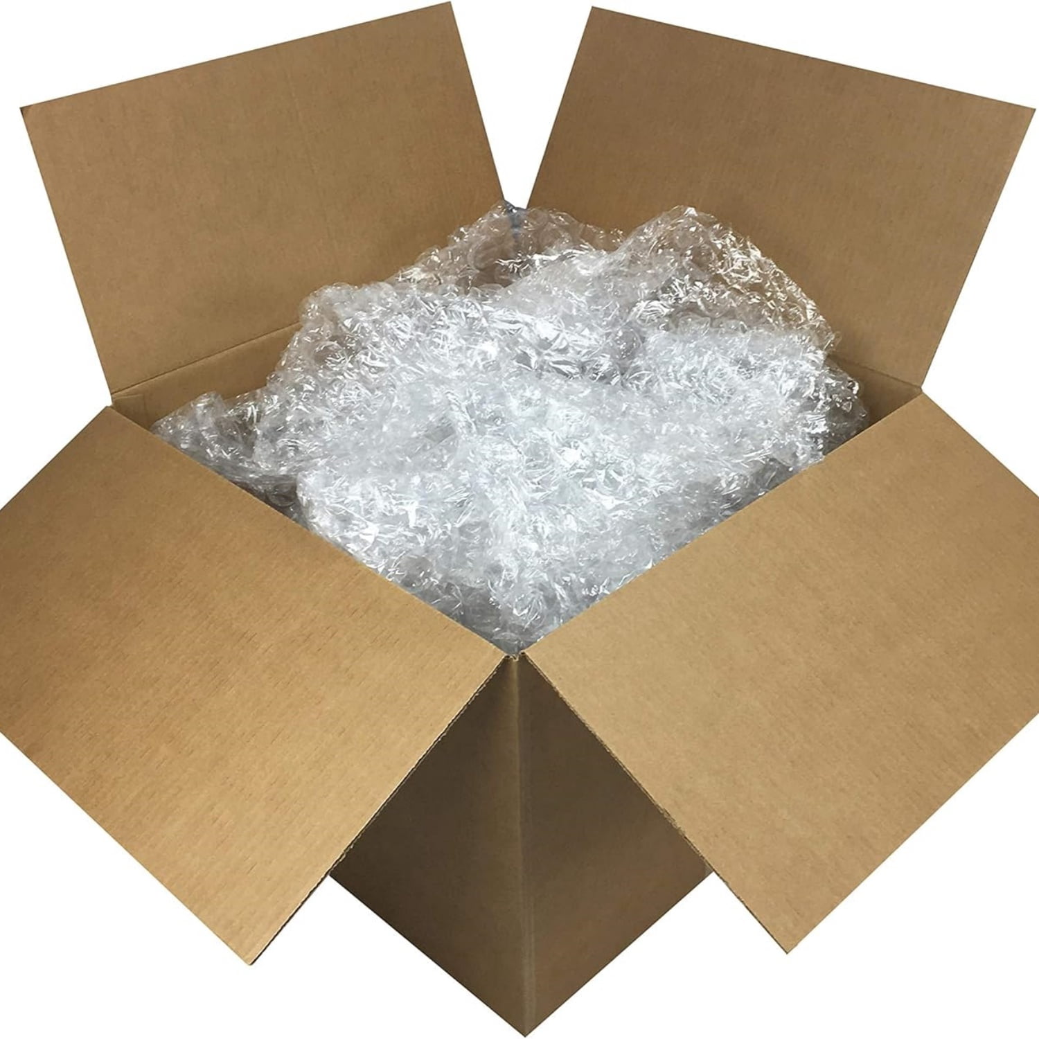 Medium Punched Bubble Wrap - 5/16 inch, 24 inches x 100 feet long, transparent