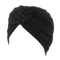thumbnail image 2 of Lroveb Turbans for Women Head Wrap Hijab Cancer Hat Cap Ethnic Bohemian Flower Braids Hair Cover Turban Headwear Beanie Hat, 2 of 3