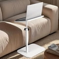 thumbnail image 5 of Adjustable Folding Laptop Desk, Rotatable Height-Adjustable, Space-Saving Home Office Desk, White, 5 of 7