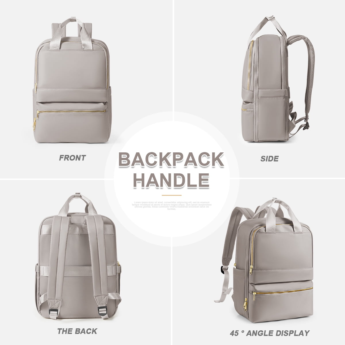 Travel Backpack For Women Men Airline Approved Carry On Bags For Airplanes Khaki Laptop Backpack Personal Item Backpack For Traveling On Airplane College Backpack With Laptop Compartment
