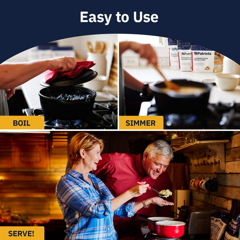 4Patriots: 3-Month Survival Kit - Freeze Dried Food - 688 Servings