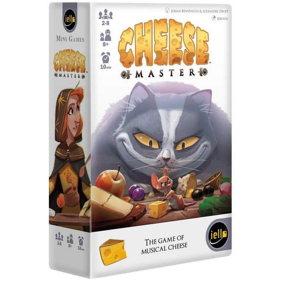 Cheese Master - The Game Of Musical Cheese, Card Game By Iello, Fast & Playful Observation Game, Fun For The Whole Family, Roll & Count, Ages 8 , 2- 8 Players, 10 Minute Playing Time