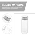 thumbnail image 4 of Himition 20 pcs Clear Glass Bottles Reusable Glass Bottle Transparent Glass Storage Bottles with Lids, 4 of 5