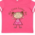 thumbnail image 4 of Inktastic My Oma Loves Me Granddaughter Girls Toddler T-Shirt, 4 of 5