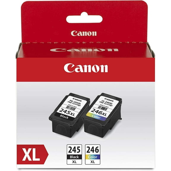 Canon CL-246XL COLOR Ink Cartridge with PG-245XL Black Ink Cartridge Bundle