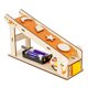 thumbnail image 1 of Cinta transportadora de madera con motor para niños, DIY, con kit científico, 1 of 1