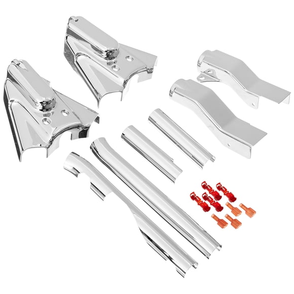 Kuryakyn 8288 Motorcycle Accent Accessory: Swingarm Covers for 1986-1999 Harley-Davidson Softail Motorcycles, Chrome
