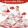 thumbnail image 3 of Pioneer Flower Floral Print Pattern Toddler Nap Mats for Kids Preschool,Sleeping Mat Bag or Kids,Toddler Sleeping Bag,Toddler Nap Mat or Daycare, 3 of 6
