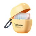thumbnail image 4 of Face Mask Storage Bag, Portable Hygiene Case, Waterproof Durable Fabric, Compact Design, for Office Travel, Easy Access Compartment, Reusable Plastic Lid, Everyday Protection Gear, Akmoler, 4 of 7