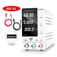 thumbnail image 1 of Alimentation CC de Laboratoire Réglable 30-V 10A 120-V 3A 60V 5A Stabilisateur de Tension Régulateur Source d'Alimentation à Commutation USB, Sûre Fiable, 1 of 7