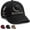 Black, variant on Nevermore Raven Vintage Cap Gothic Bird Lover Hat, Gothic Raven Baseball Cap with Crescent Moon, Unisex Adjustable Hat