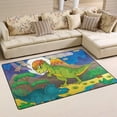 thumbnail image 2 of Coolnut 31x 20 Inch Area Rug, Carpet Cute Dinosaurs Doormat for Hardwood Floor Entrance Living Room Bedroom 2'7" x 1'8", 2 of 6