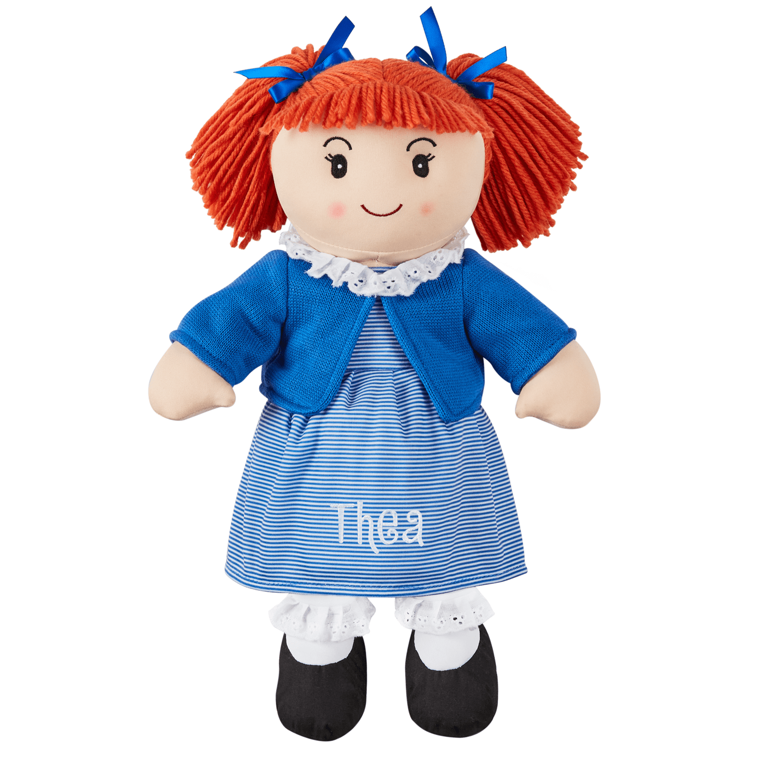 red headed rag doll
