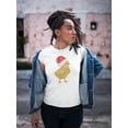 thumbnail image 2 of Beautiful Christmas Baby Chicken T-Shirt Women -Image by Shutterstock, Female x-Large, 2 of 4