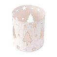 thumbnail image 2 of Cylindrical Candlestick Holder For Christmas Decorations 9x8cm Hollow Design 1Pack, 2 of 5