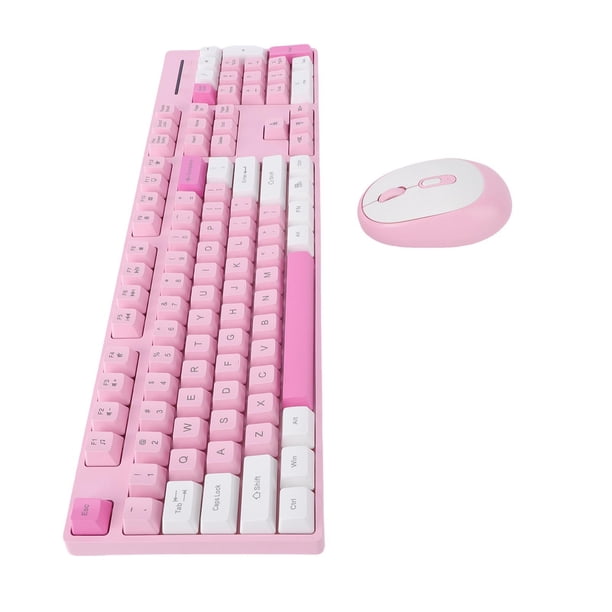 Combo De Teclado Y Mouse Inalámbricos, Teclado De Tamaño Completo, Compacto, Silencioso, Recargable De 2,4 GHz Con Receptor Nano USB, Para PC, Computadora Portátil Y Portátil