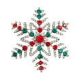 thumbnail image 3 of fenteer 3xElegant Christmas Brooch Pins Lapel Brooch for Clothes suits Decoration Snowflake, 3 of 8