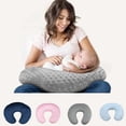 thumbnail image 5 of Funda de almohada de lactancia, adecuada para madres que amamantan, ajuste ultra suave a la almohada de lactancia estándar y localizador de bebés, 5 of 5