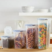 LocknLock Pantry Rectangular Storage Container Set, 4-Piece, Clear