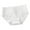 White1, variant on Jalioing Cotton Briefs Underwear for Women Ribbed Mid Waist Full Coverage Ribbed Panties Soft Breathable Underpants