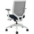 thumbnail image 6 of HON Solve Mid-Back Task Chair Midnight Fabric Seat - Fog Back - White Frame - 5-star Base - 19" Seat Width x 19" Seat Depth - 29.5" Width x 29.5" Depth x 42.5" Height - 1 Each, 6 of 7