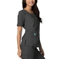 thumbnail image 3 of Adar Universal Scrubs For Women - V-Neck Scrub Top, 3 of 7