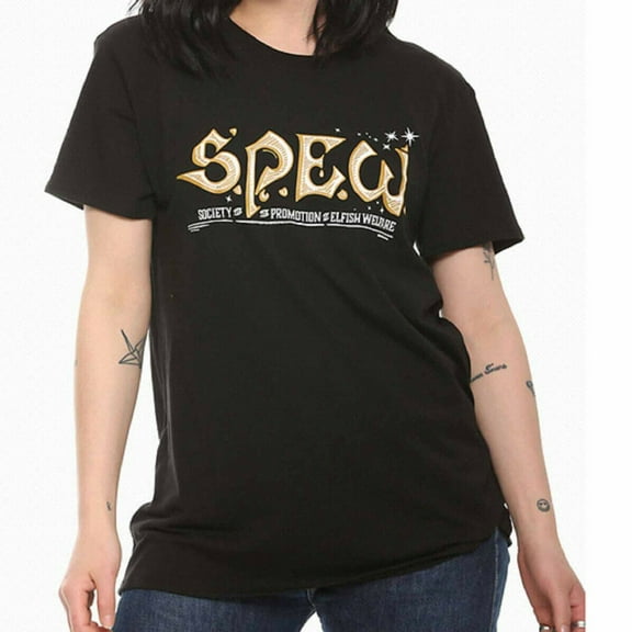 Harry Potter S.P.E.W. Junior Women's Crew Neck T-Shirt (2XL)